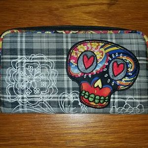Karma Wallet Candy Skull Design